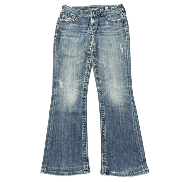 Miss me flared/bootcut low waist women designer jeans(w28)