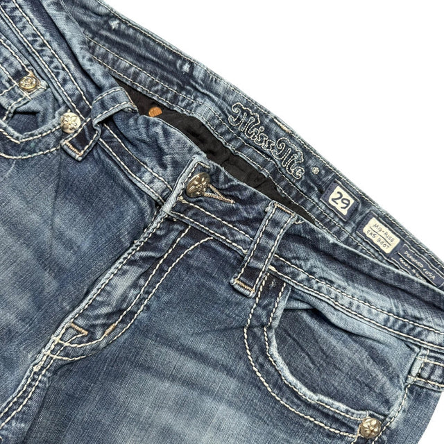 Miss me flared/bootcut mid Rise women designer jeans(w29)
