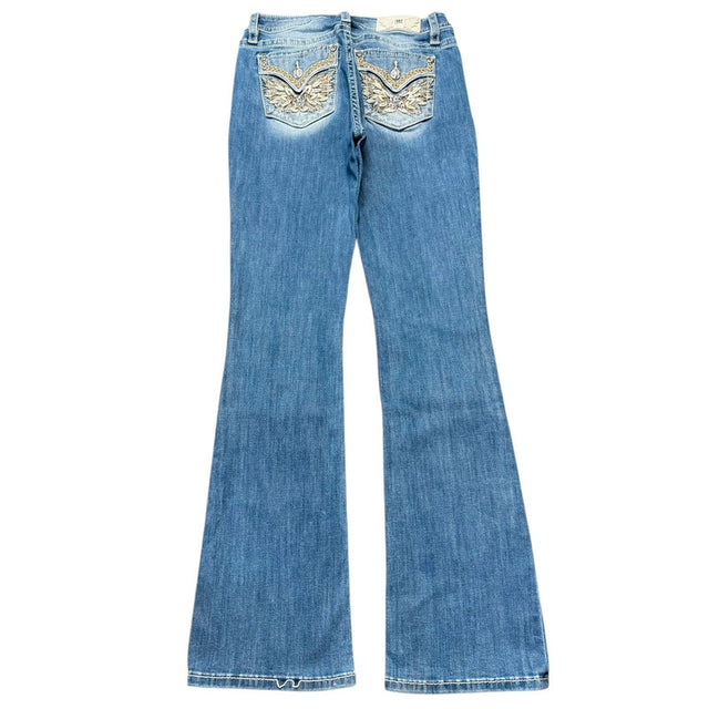 Miss me flared/bootcut low waist women designer jeans(w29)