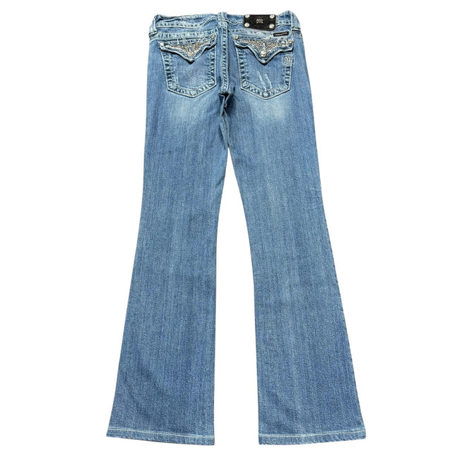 Miss me flared/bootcut low waist women designer jeans(w30)