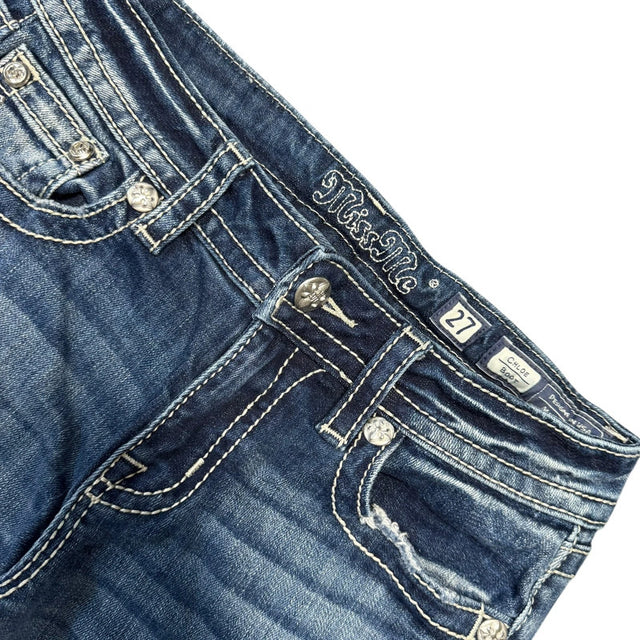 Miss me flared/bootcut low waist women designer jeans(w27)
