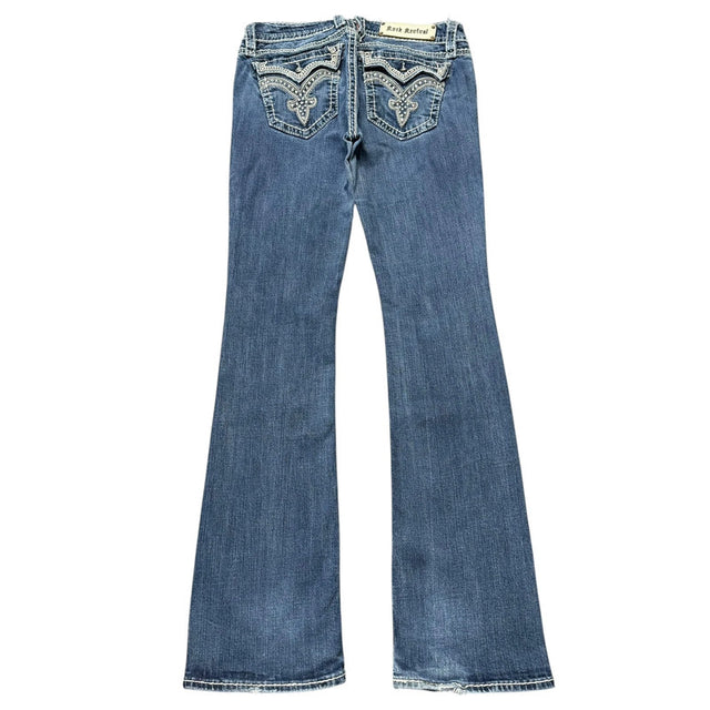 Rock Revival flared/bootcut low waist women designer jeans(w30)