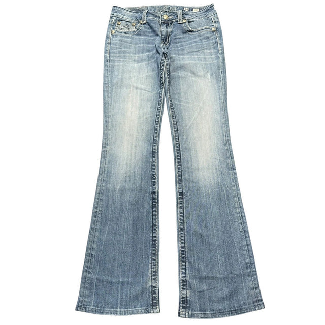 Miss me flared/bootcut low waist women designer jeans(w29)