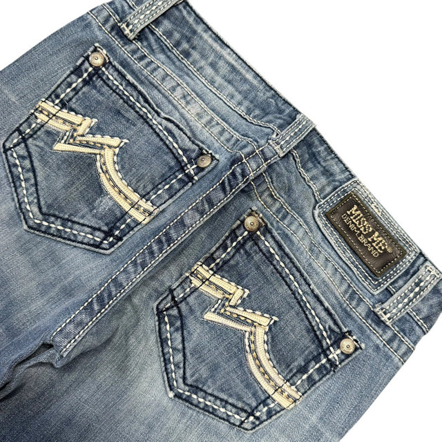 Miss me flared/bootcut low waist women designer jeans(w29)