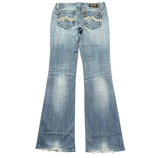 Miss me flared/bootcut low waist women designer jeans(w29)