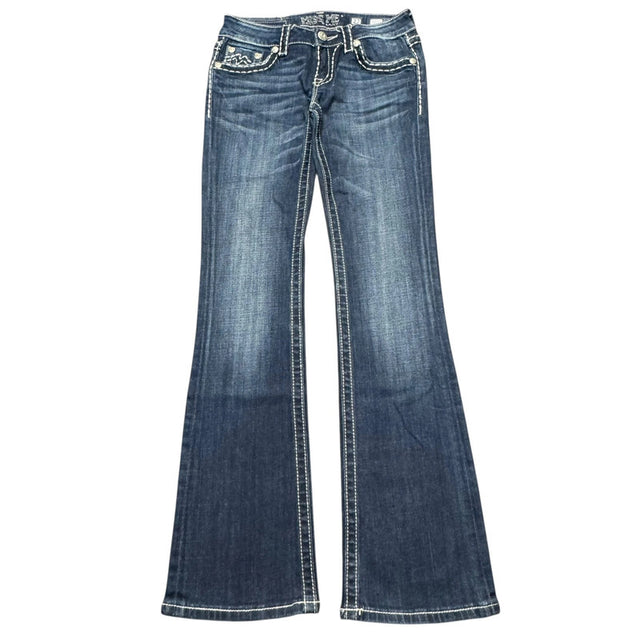 Miss me flared/bootcut low waist women designer jeans(w27)