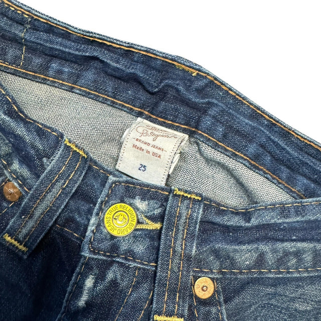True Religion flared/bootcut low waist women Designer jeans(w25)