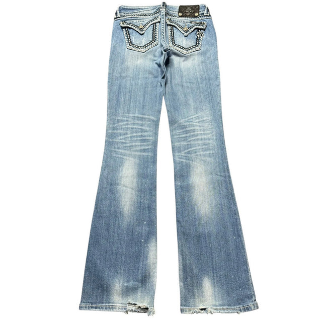 Miss me flared/bootcut low waist women designer Jeans(w27)