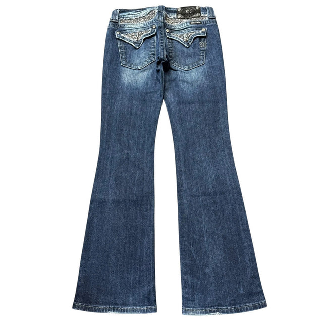 Miss me flared/bootcut low waist women designer Jeans(w27)