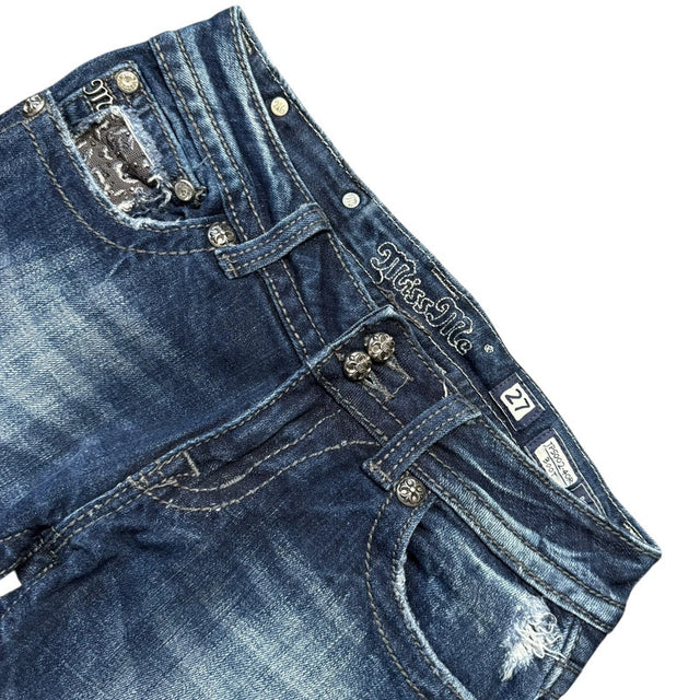 Miss me flared/bootcut low waist women designer Jeans(w27)