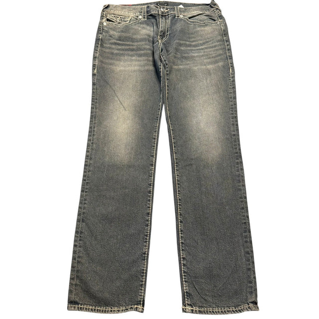 True religion straight/slim unisex designer jeans(w36)