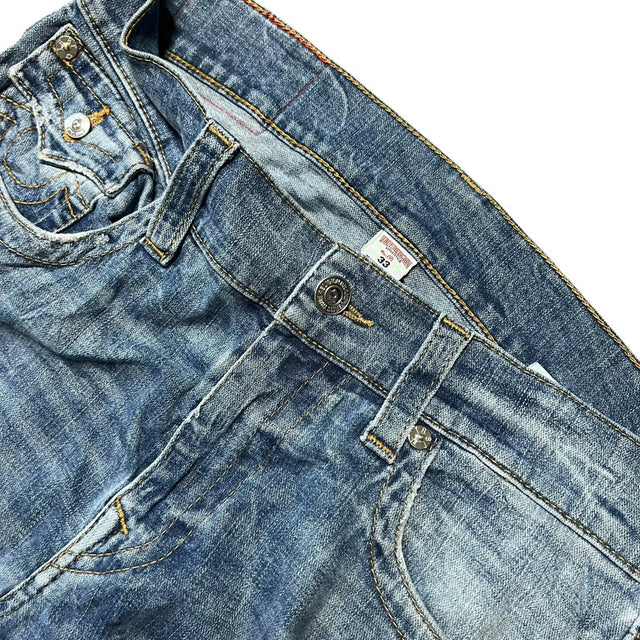 True Religion slim mid waist women designer jeans(w33)