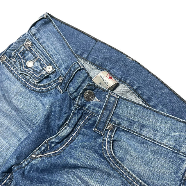 True Religion straight/slim mid Rise women designer jeans(w29)