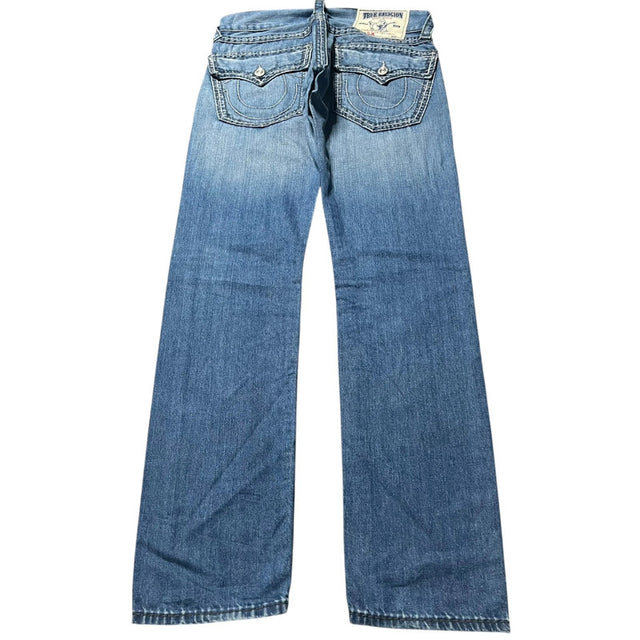 True Religion straight/slim mid Rise women designer jeans(w29)