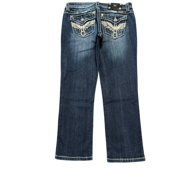 Miss me boyfriend capri low waist women designer jeans(w27)