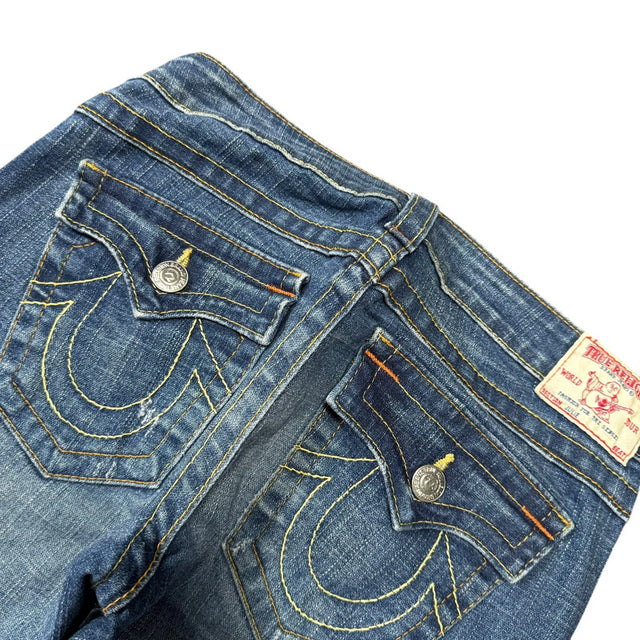 True Religion slim fit low waist women designer jeans(w29)