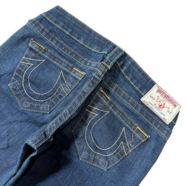 True Religion flared/Bootcut low waist women designer jeans(w26)