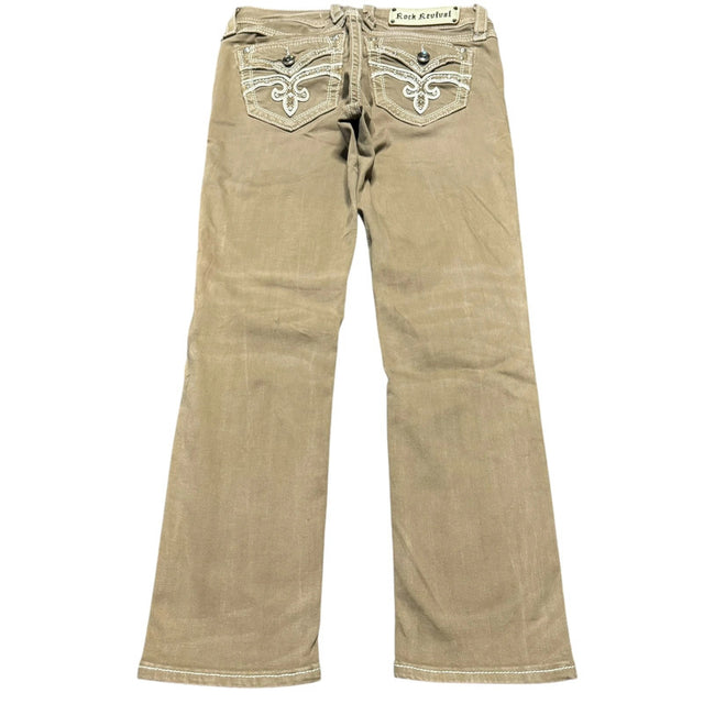 Rock Revival skinny low waist women designer jeans(w28)