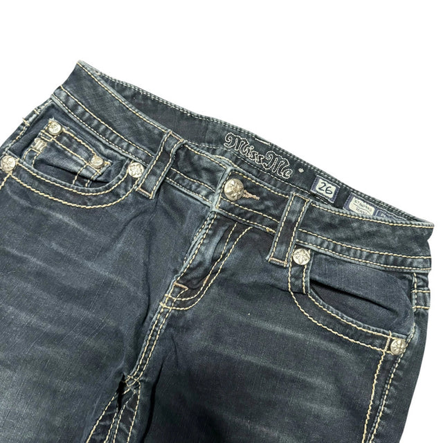 Miss me low waist women designer skinny jeans(w26)