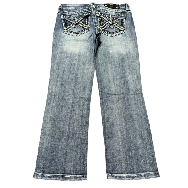 Miss me straight leg Capri designer Women jeans(w28)