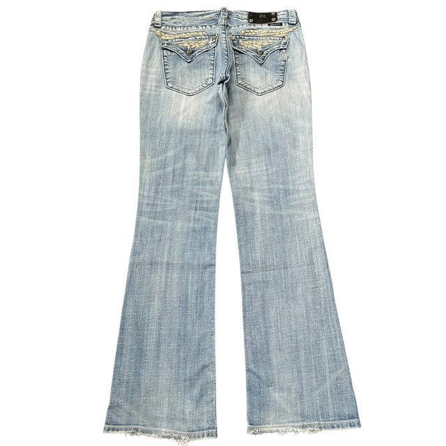 Miss me flared/bootcut low waist women designer jeans(w32)