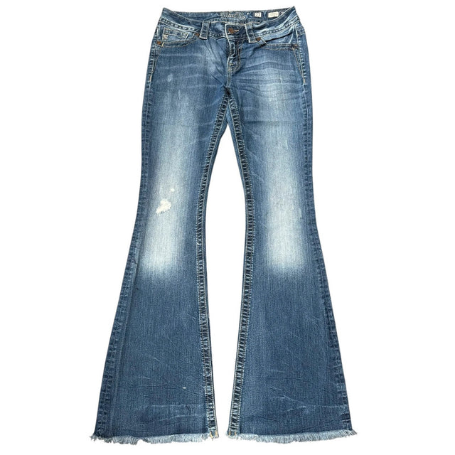 Miss me flared/bootcut low waist women designer jeans(w27)