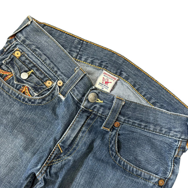 True Religion straight leg unisex designer jeans(w30)