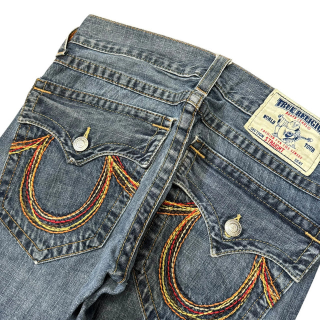 True Religion straight leg unisex designer jeans(w30)
