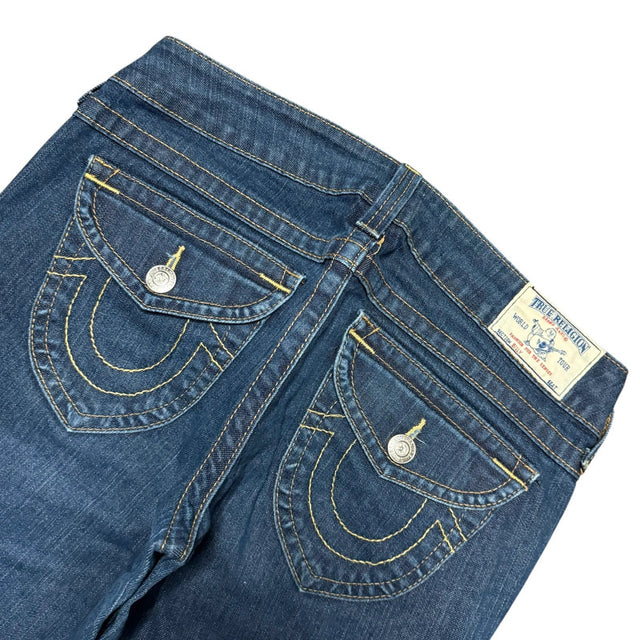 True Religion straight leg low waist womens designer Jeans(w29)