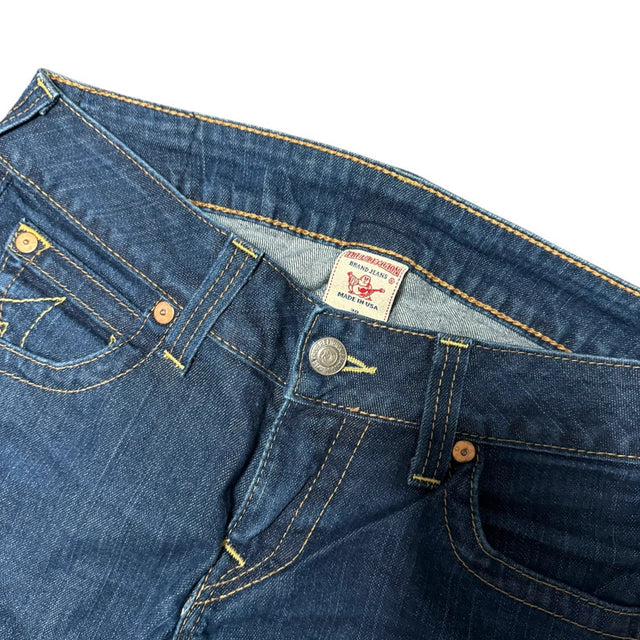 True Religion straight leg low waist womens designer Jeans(w29)