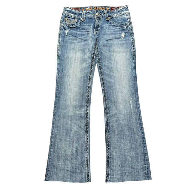 Rock Revival flared/bootcut low waist women designer jeans(w31)