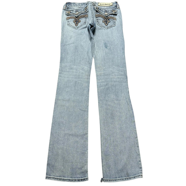 Rock Revival Straight leg low waist women designer jeans(w29)