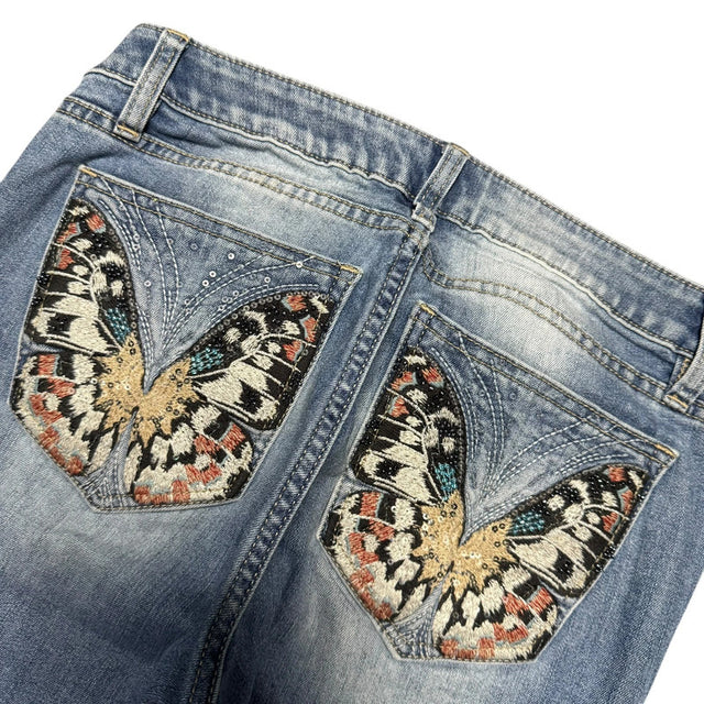 Miss me mid Rise women designer ankle skinny jeans(w28)