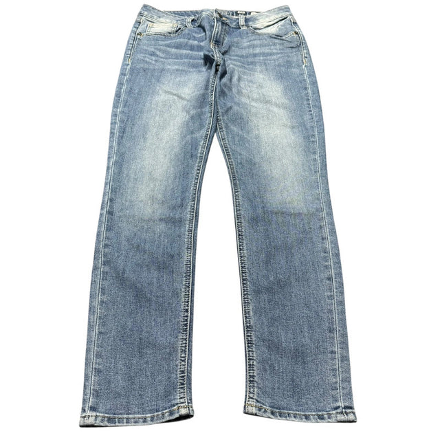 Miss me mid Rise women designer ankle skinny jeans(w28)