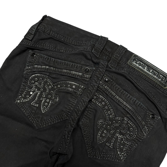 Rock Revival low waist women designer skinny jeans(w26)