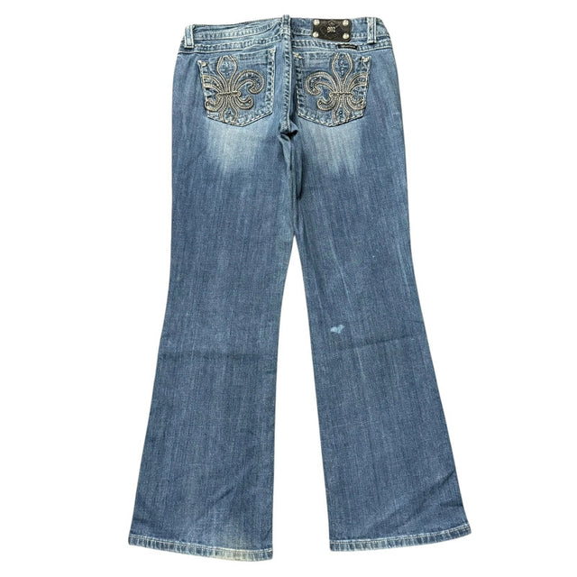 Miss me flared/bootcut mid waist women designer jeans(w32)