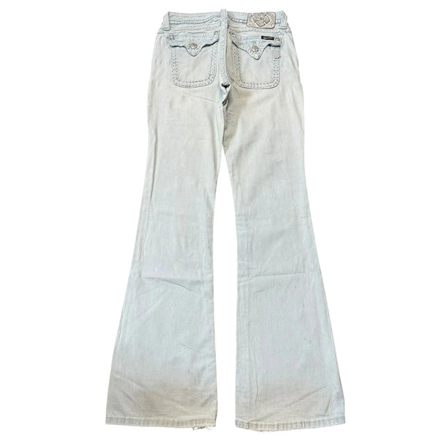 Miss me flared/bootcut low waist women designer jeans(w30)