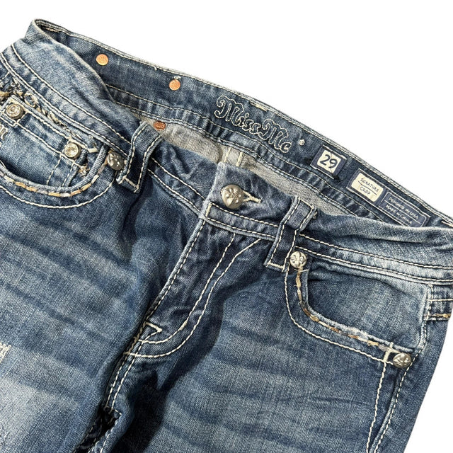 Miss me straight/cropped low Rise women designer jeans(w29)