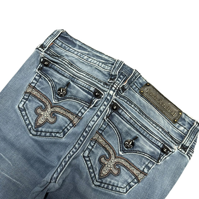 Rock Revival flared/bootcut low Rise women designer jeans(w29)
