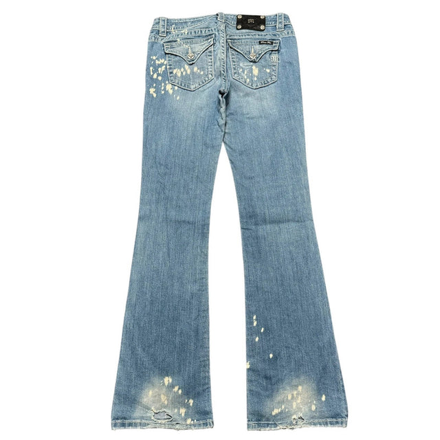 Miss me flared/bootcut low waist women designer Jeans(w28)