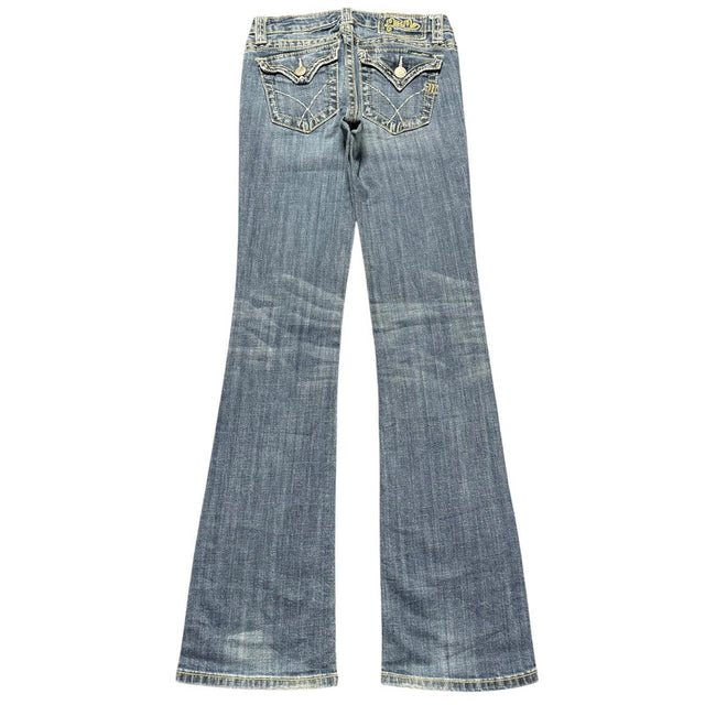 Miss me flared/bootcut low waist women designer jeans(w27)