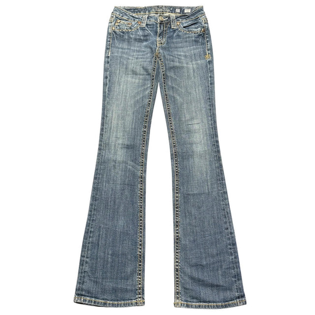 Miss me flared/bootcut low waist women designer jeans(w27)