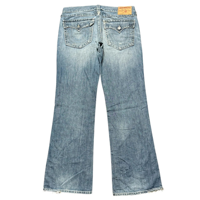 True Religion baggy/straight leg unisex designer jeans(w36)