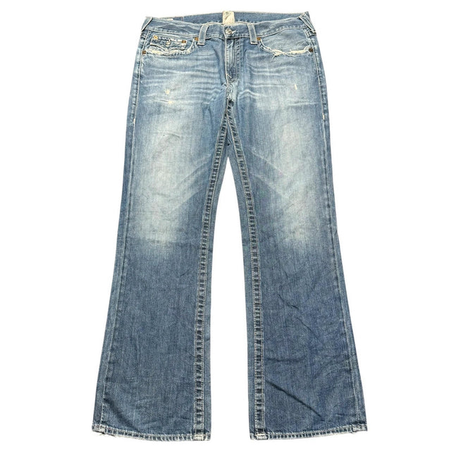 True Religion baggy/straight leg unisex designer jeans(w36)
