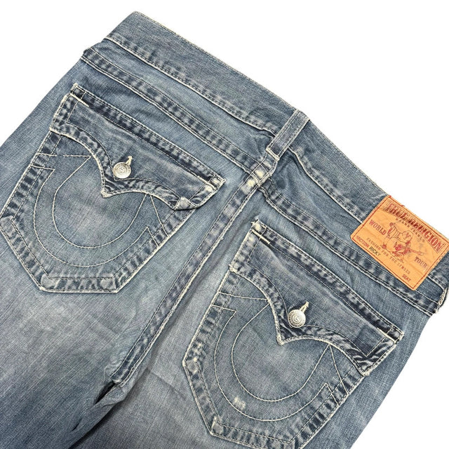 True Religion baggy/straight leg unisex designer jeans(w36)