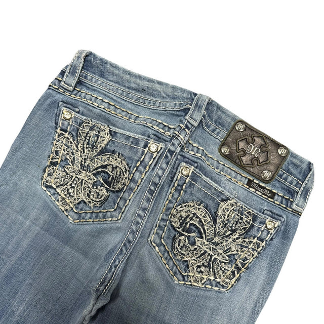Miss me flared/bootcut low waist women designer jeans(w29)