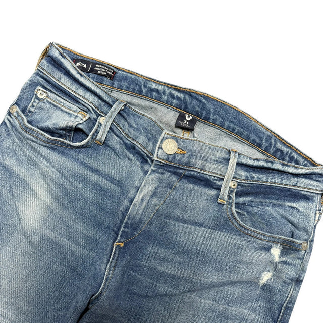 True Religion flared/bootcut designer mid waist jeans(w31)