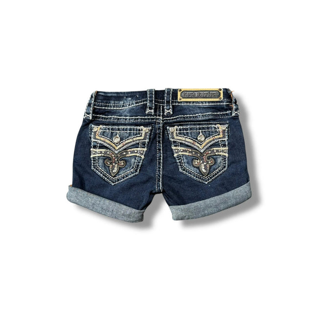 Rock Revival low waist women designer jeans shorts(w24)