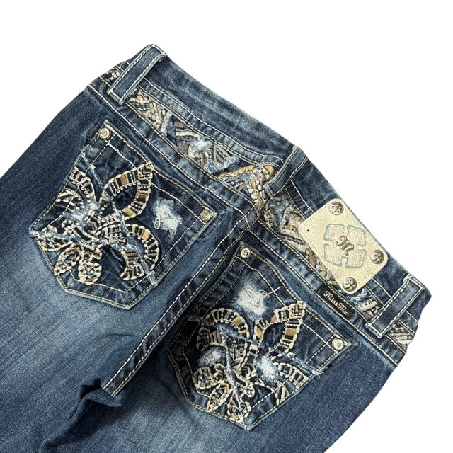 Miss me flared/bootcut low waist women designer jeans(w29)