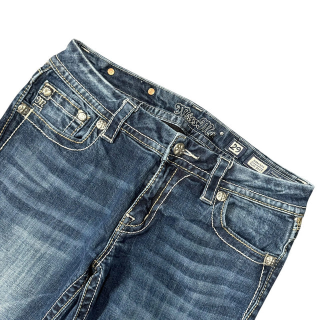 Miss me flared/bootcut low waist women designer jeans(w29)